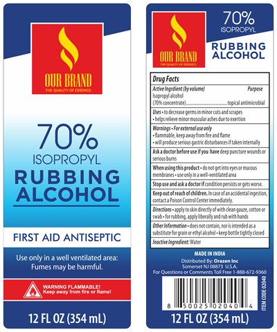Our Brand Rubbing Alcohol 70 % - Our brand Rubbing Alcohol 70 